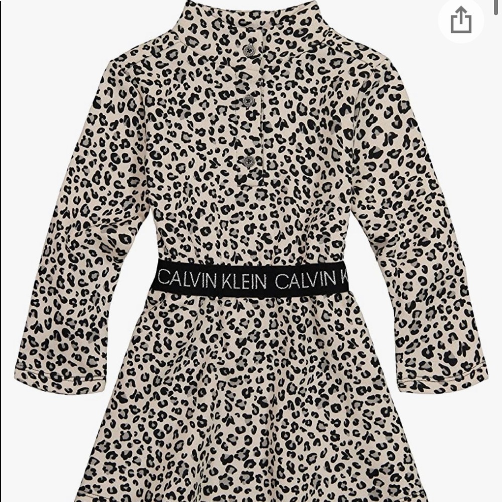 Calvin Klein Leopard Toddler Dress